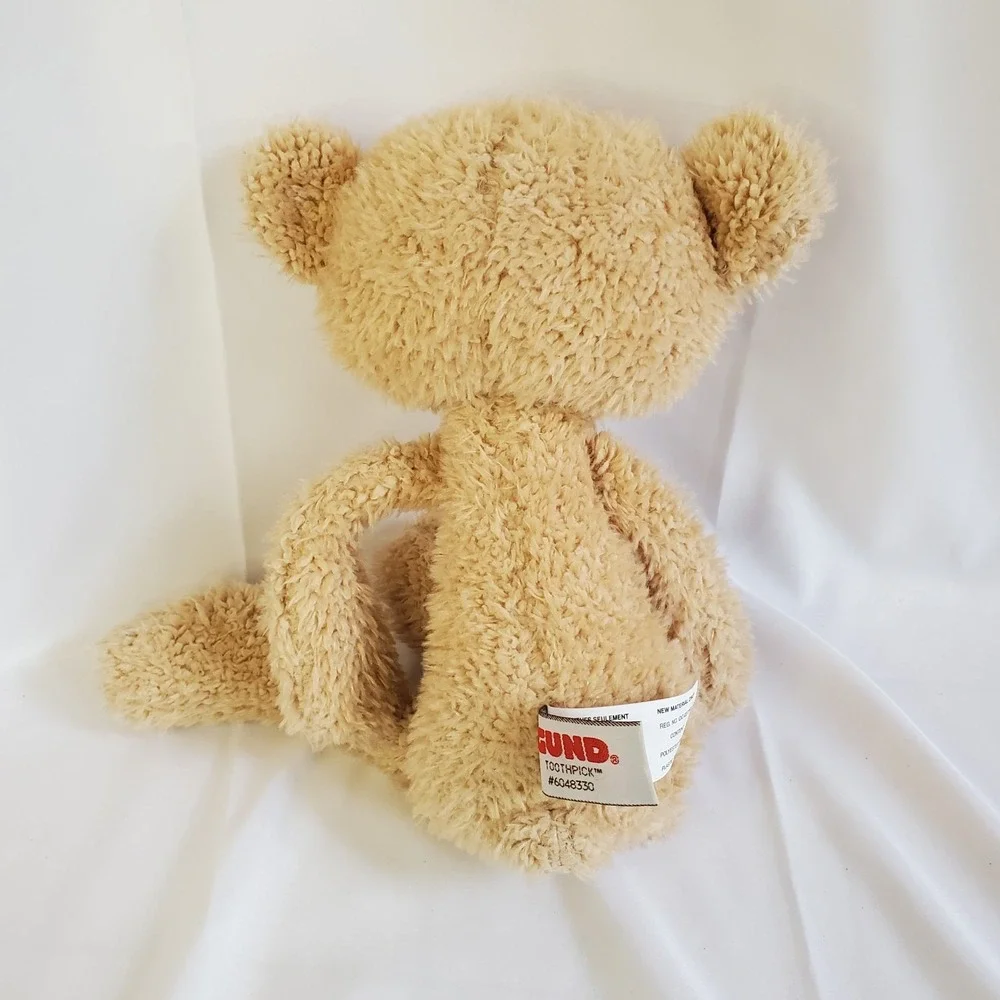 GUND Toothpick Bear 6048330 Tan Plush Stuffed Animal‎ Toy 15